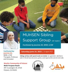 Muhsen Siblings Support Group June MCF